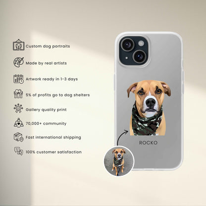 Custom Modern Pet iPhone Case  - 2 Pet