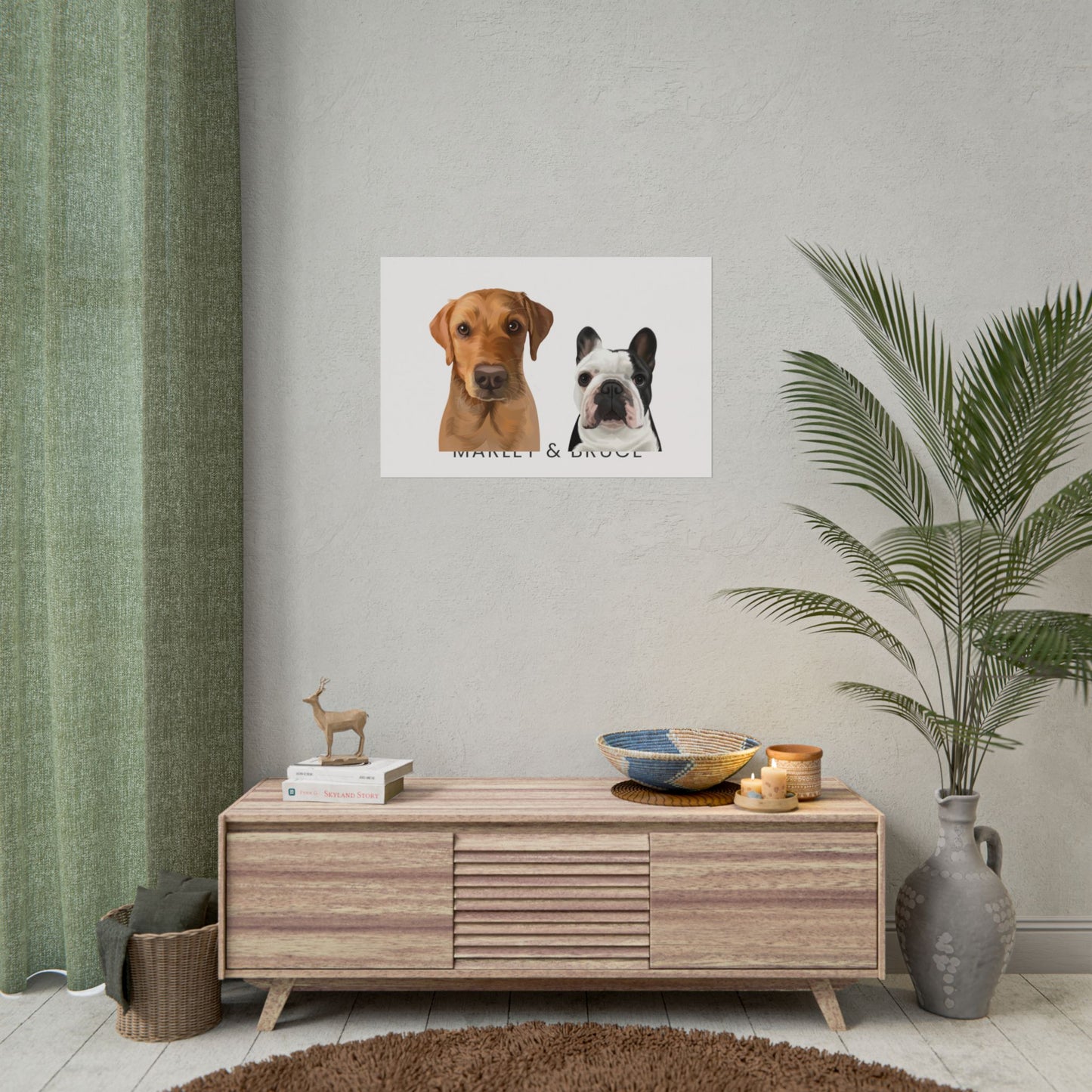 Custom Modern Poster - 2 Pet