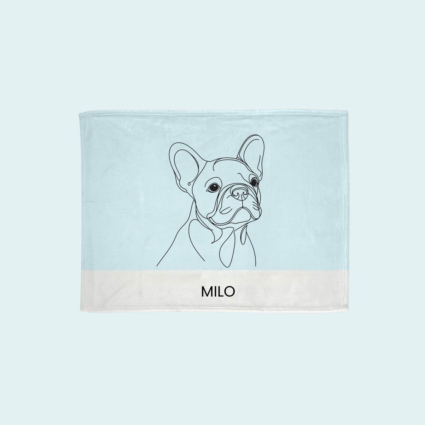 Custom Line Art Blanket