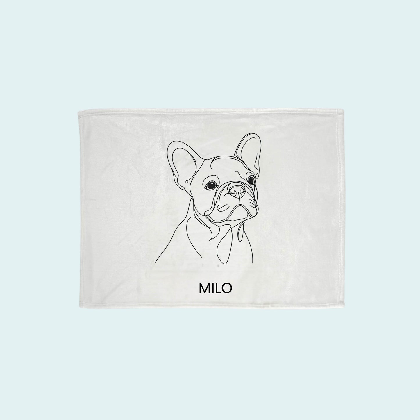 Custom Line Art Blanket