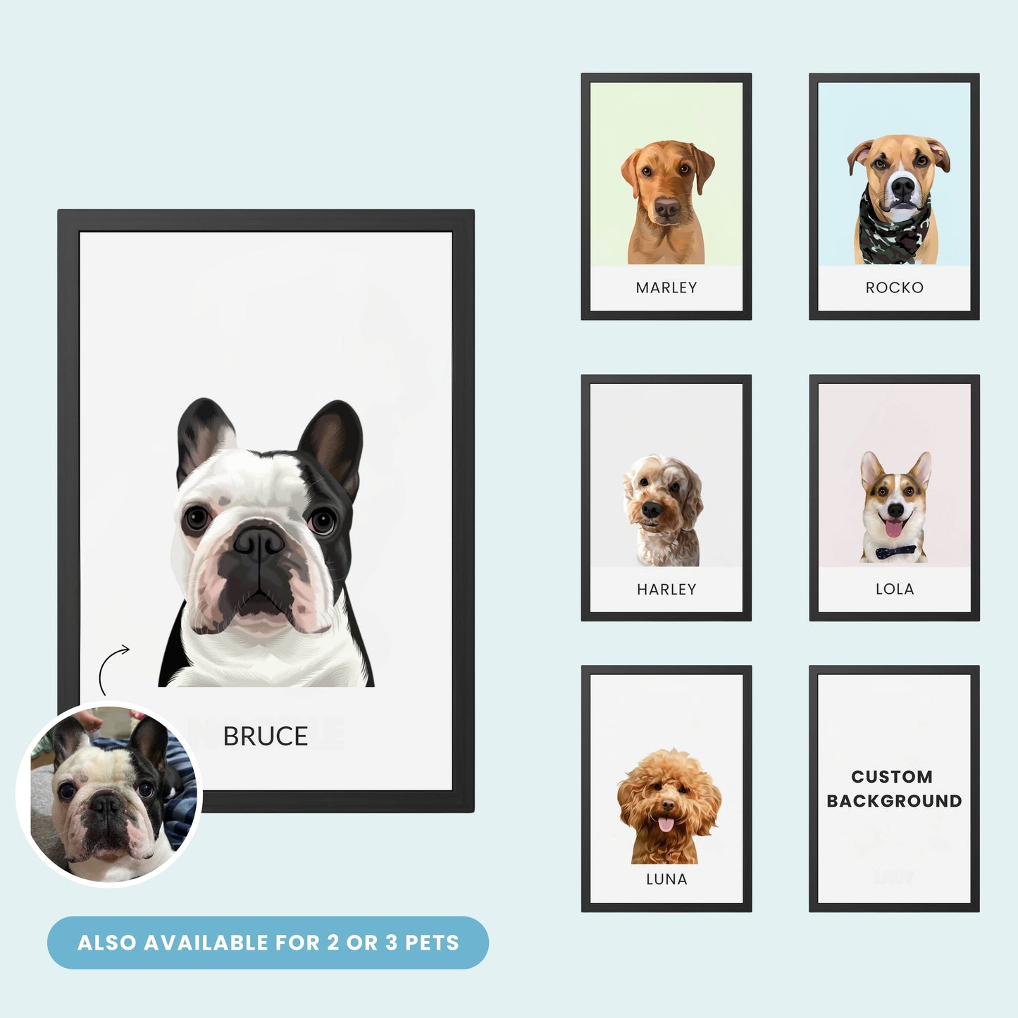 Custom Modern Portrait