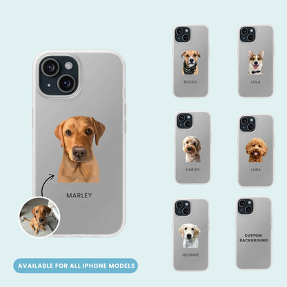 Custom Modern Pet iPhone Case  - 2 Pet
