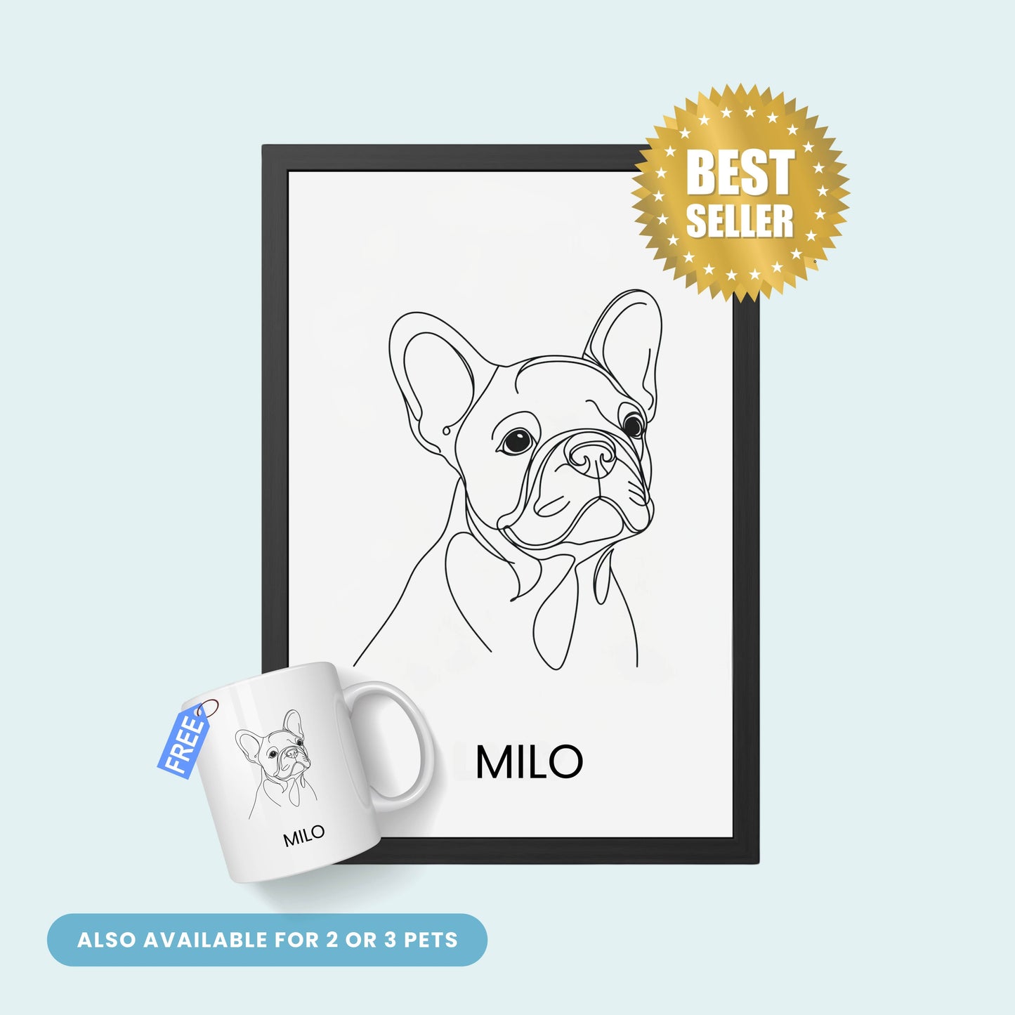 Custom Line Art Portrait