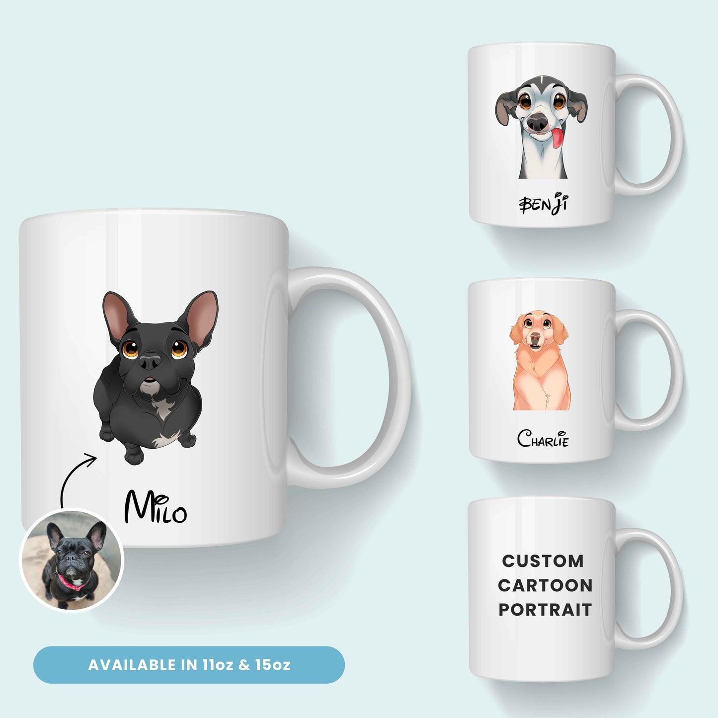 Custom Cartoon Pet Mug